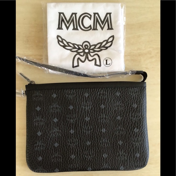 MCM Handbags - SHIPS NOW! New black MCM Liz Pouchette pouch
